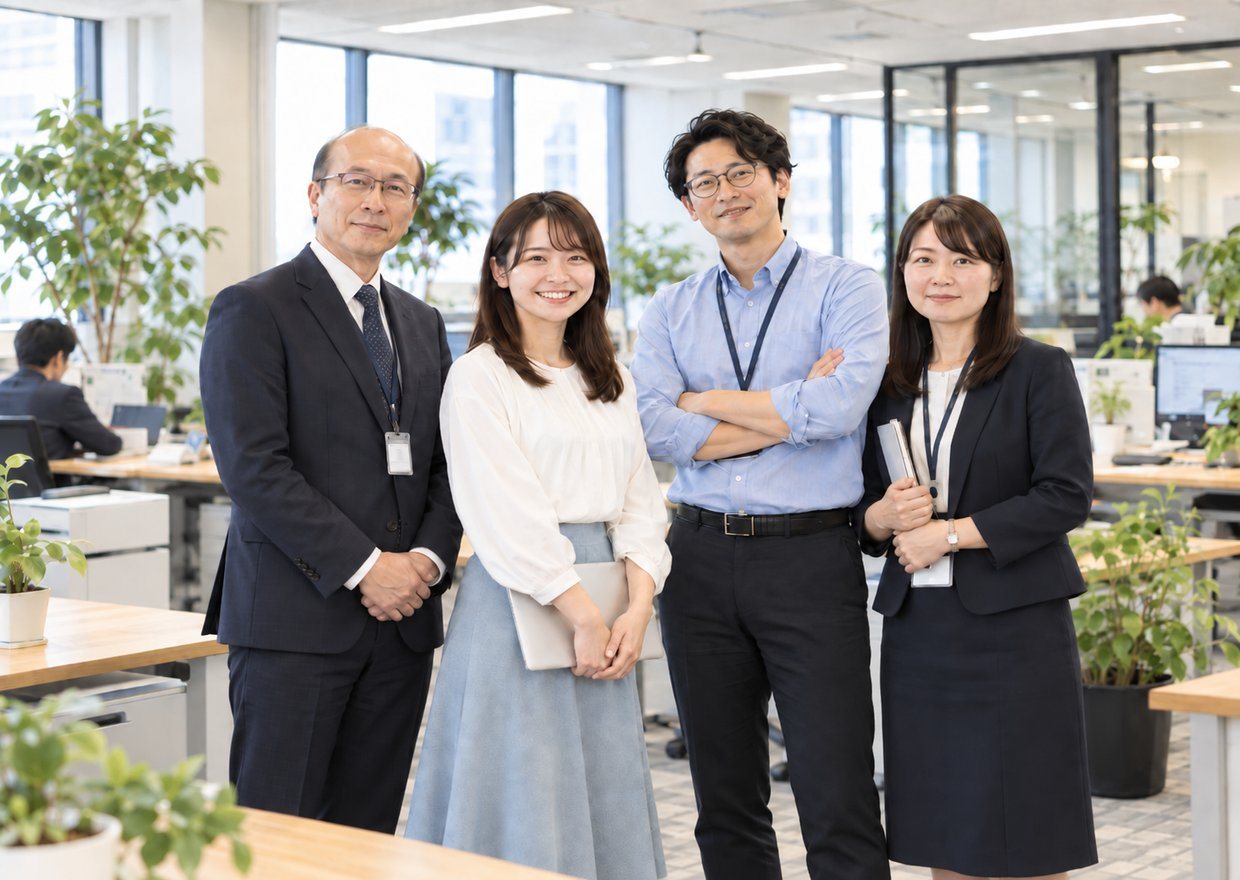 社員の集合写真
